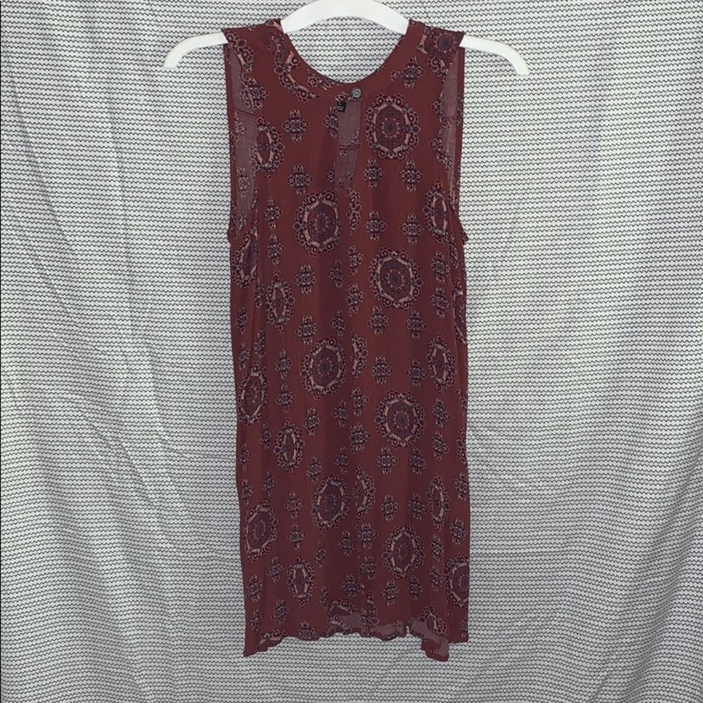 Sleeveless, Boho print tank top!😍 WORN ONCE